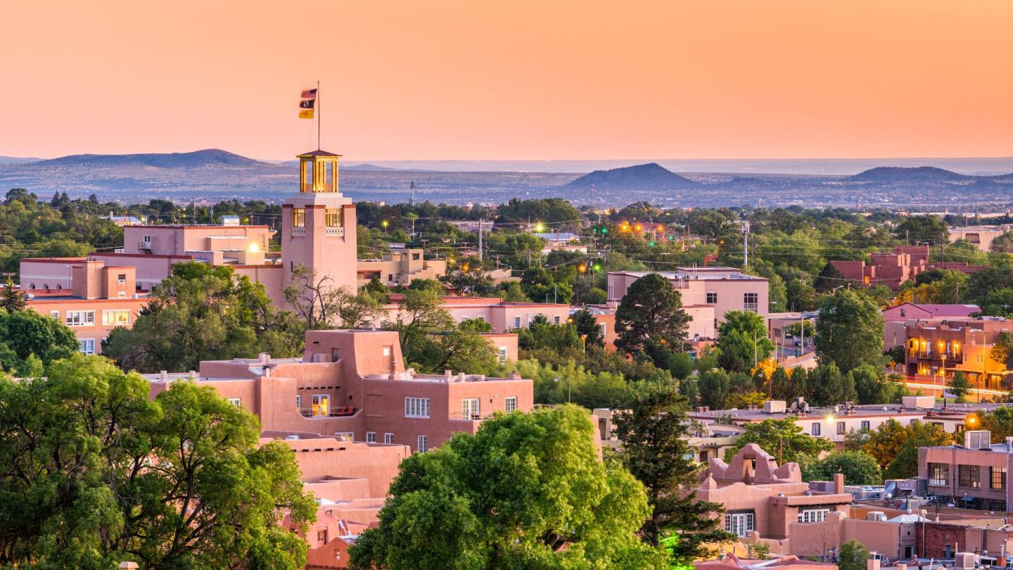 The Santa Fe skyline 