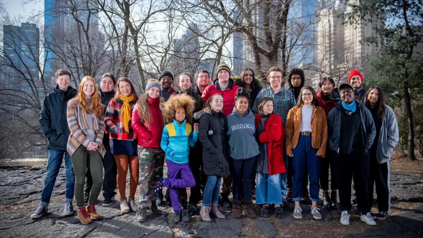 The Juliana v. United States plaintiffs gather in Central Park