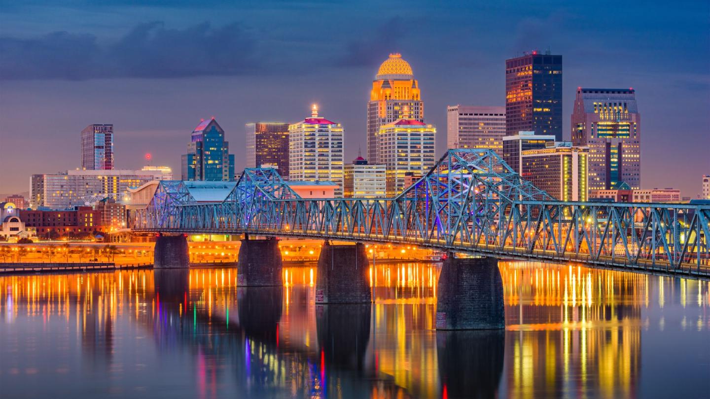 The skyline of Louisville, Kentucky. Honestly, it looks really nice and you should visit. But, make sure you learn how to pronounce it before you go. 