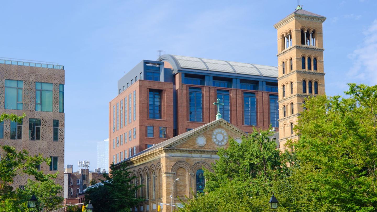 It may look like some random buildings, but it is actually buildings from the NYU campus