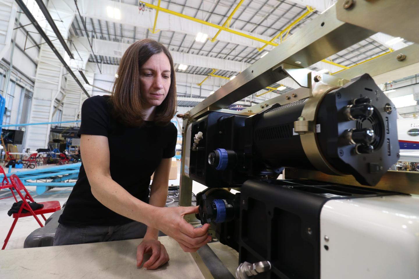 Jenna Samra helped working on the MethaneSAT sensor