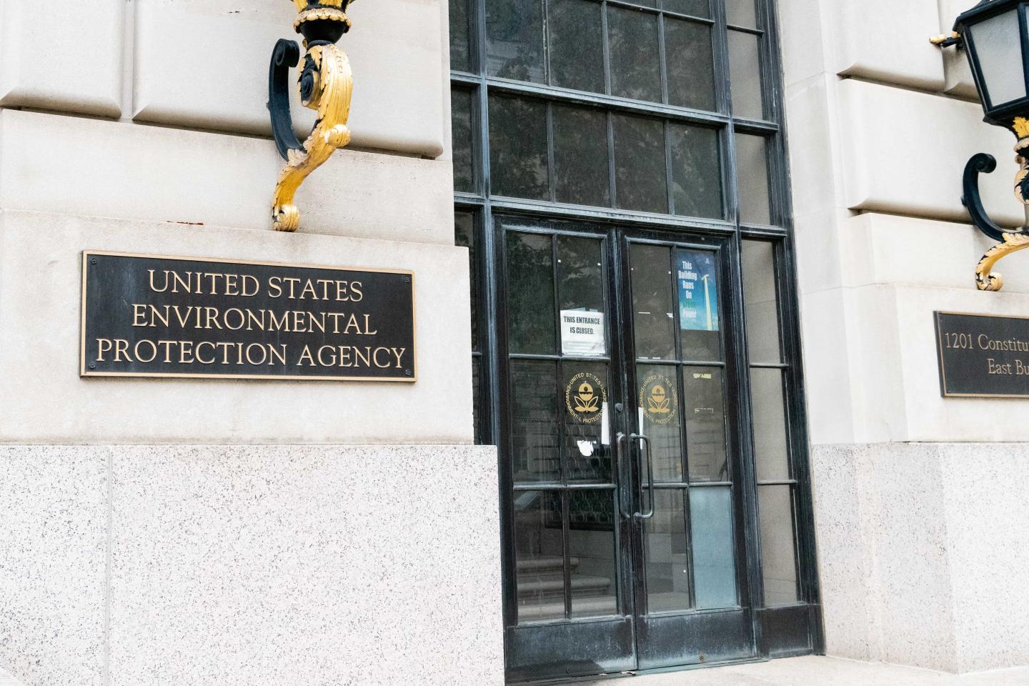 Outside of the Environmental Protection Agency building