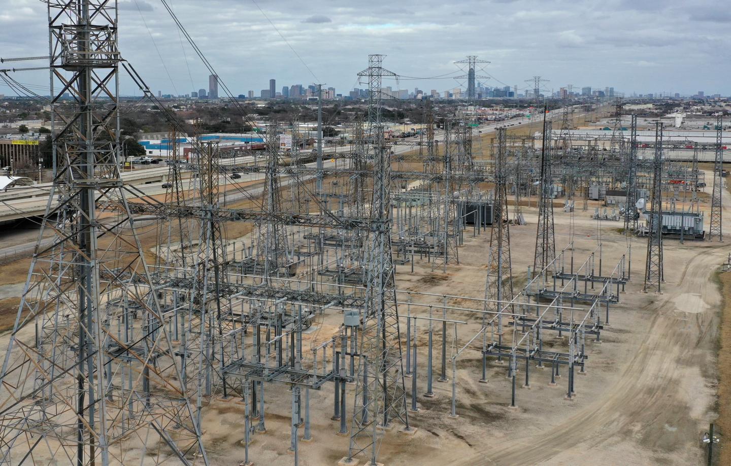 An electric station in Texas