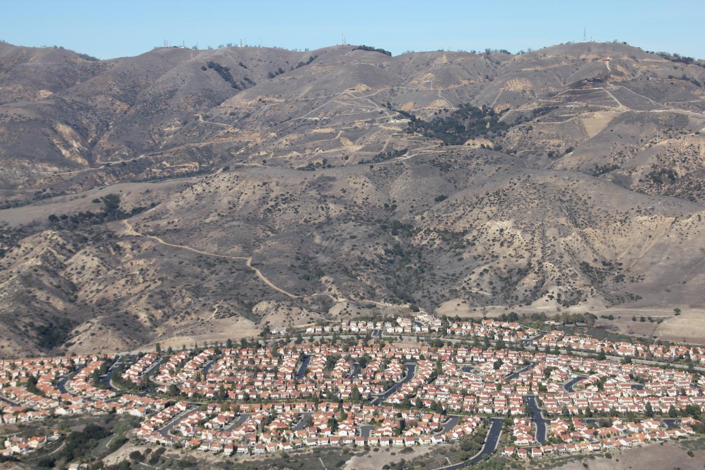 Aerial shot of Aliso Ranch