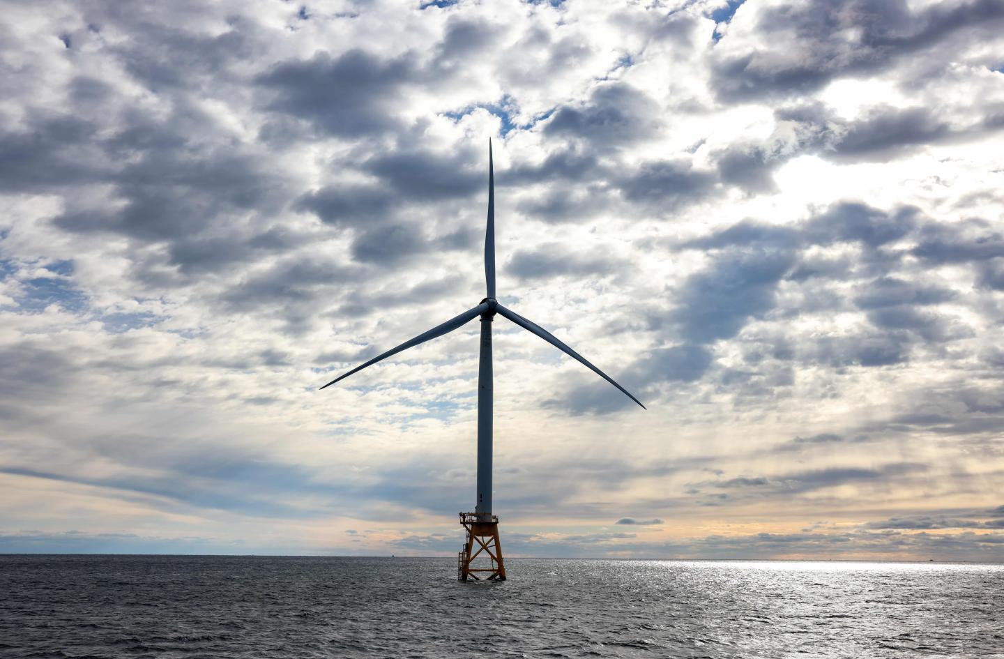 An offshore wind turbine
